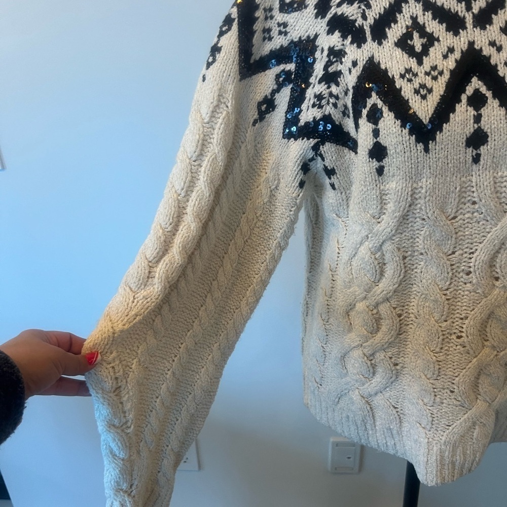 Oui Jacquard sweater - Picture 8 of 17